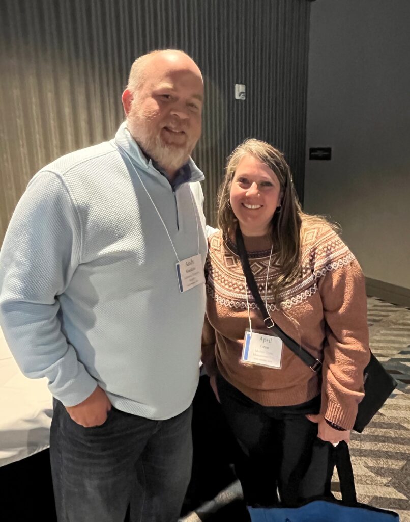 Andy Hankins and April Grau