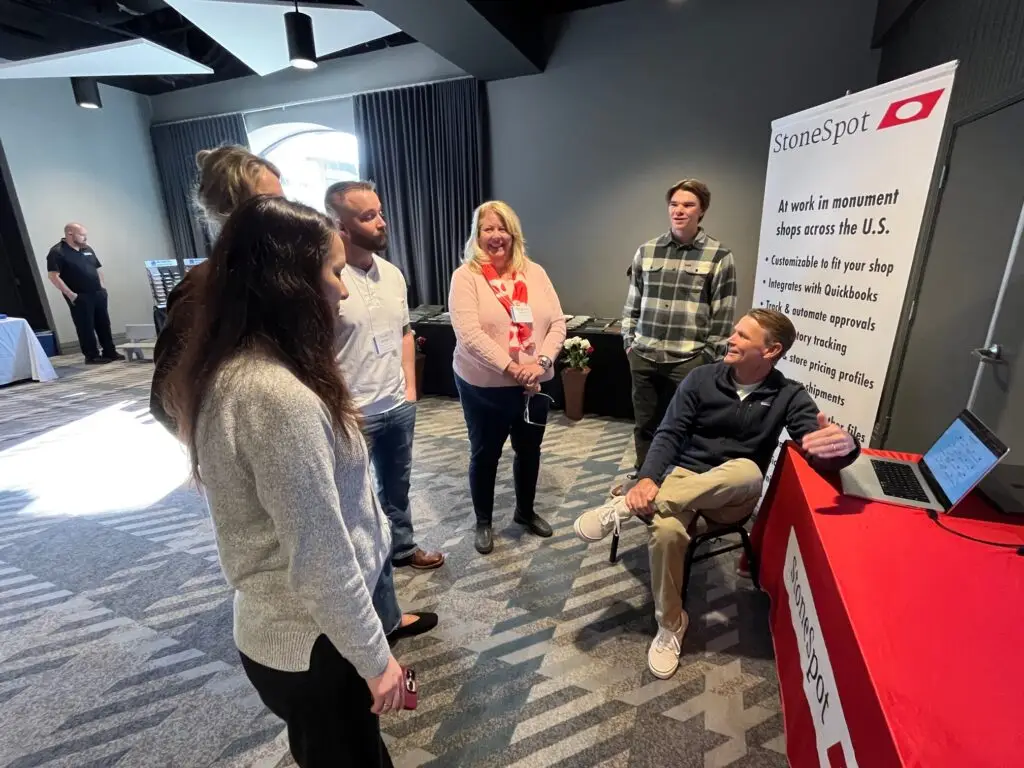 Discussion with vendor, StoneSpot