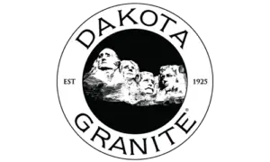 logo for dakota granite company