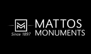 logo for mattos monument company