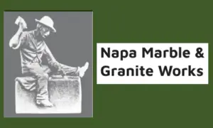 logo for napa marble and granite works